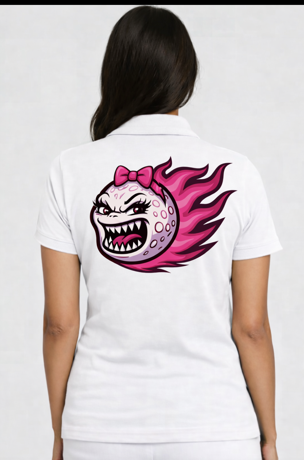 ROX Star White Woman's Polo- Roxy logo-COMING SOON! PRE ORDER NOW!!