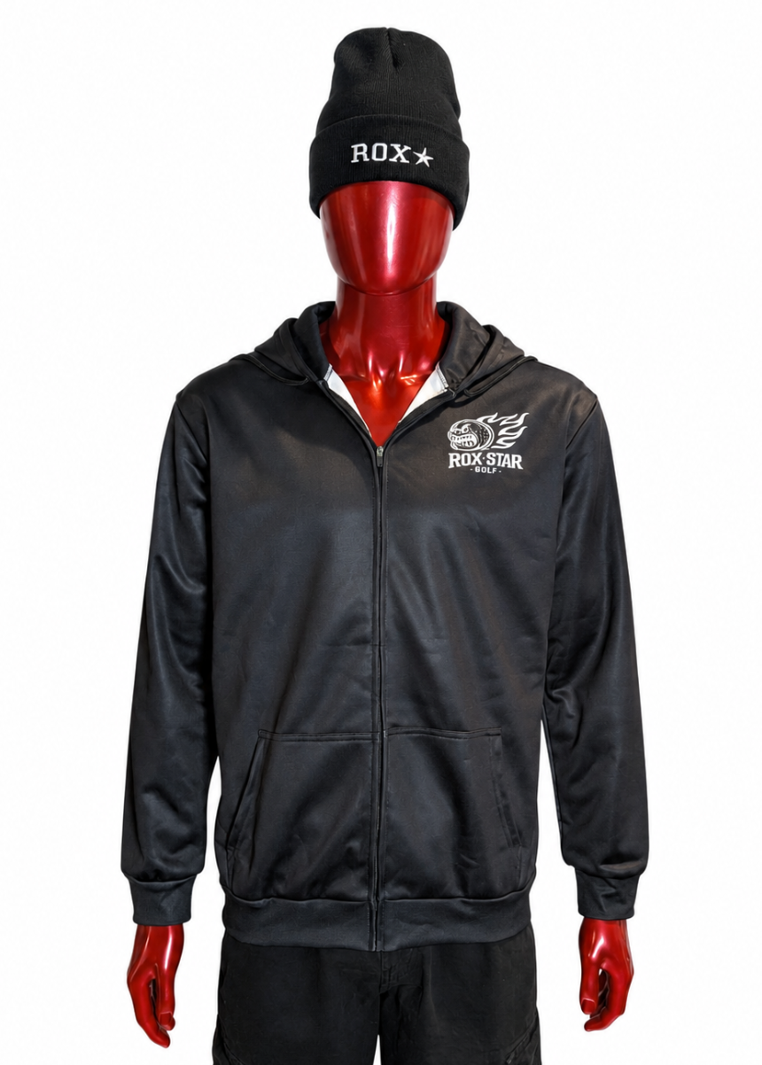 ROX Star Zip-Up Hoodie – Liberate Golf Logo | Special Order