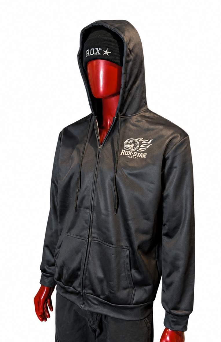ROX Star Zip-Up Hoodie – Liberate Golf Logo | Special Order