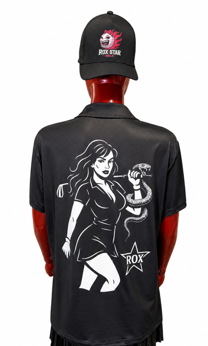 ROX STAR CHIC'S POLO- BAD ASS CHIC DESIGN