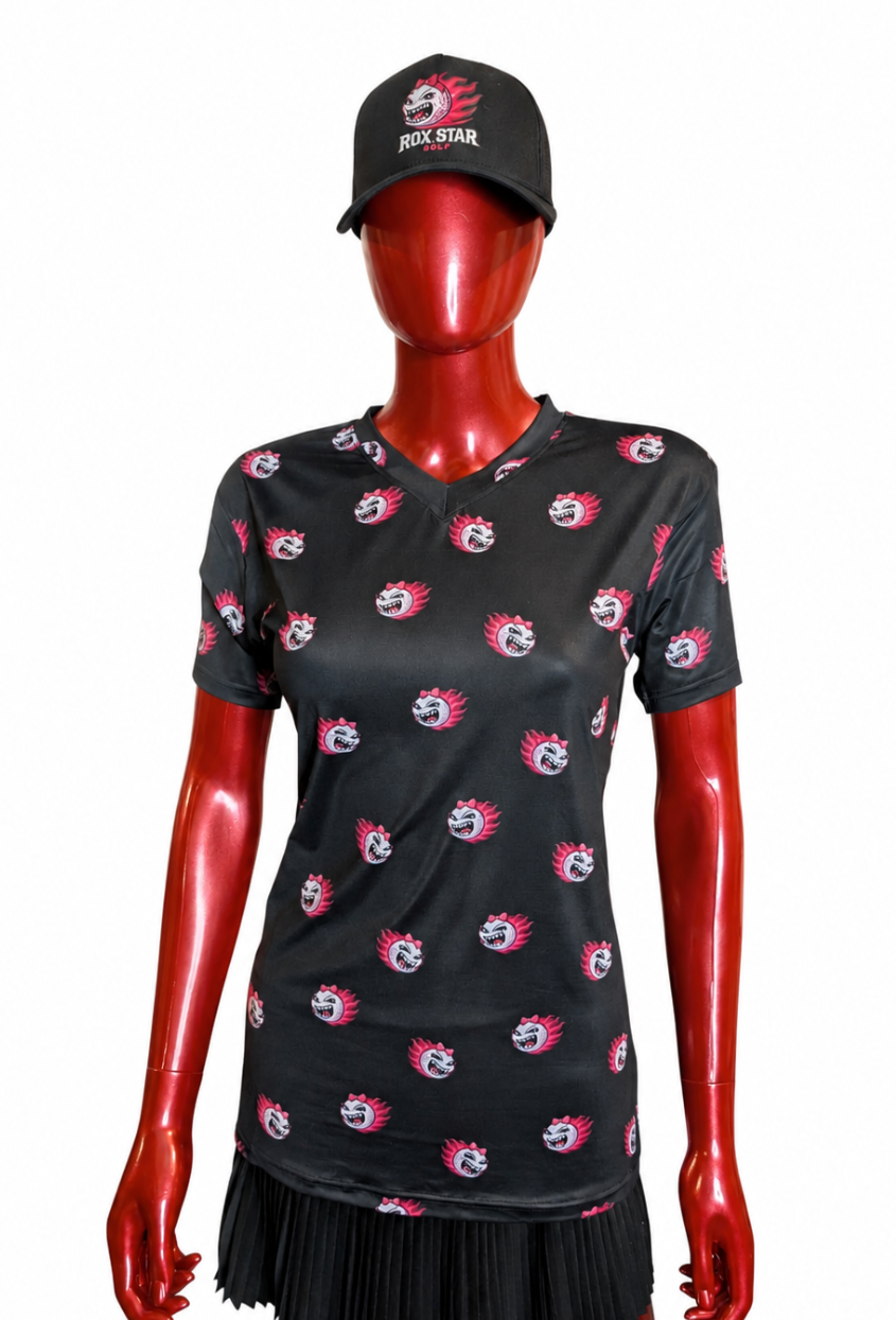 ROX Star Sassy ROXT V-Neck Poly T-Shirt- ** SPECIAL ORDER **