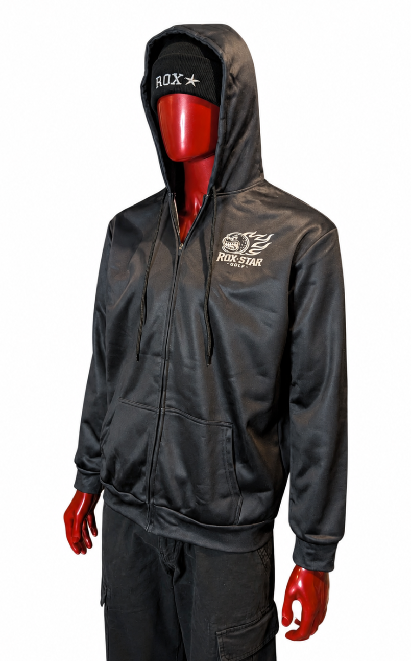 ROX Star Zip-Up Hoodie – Liberate Golf Logo | Special Order