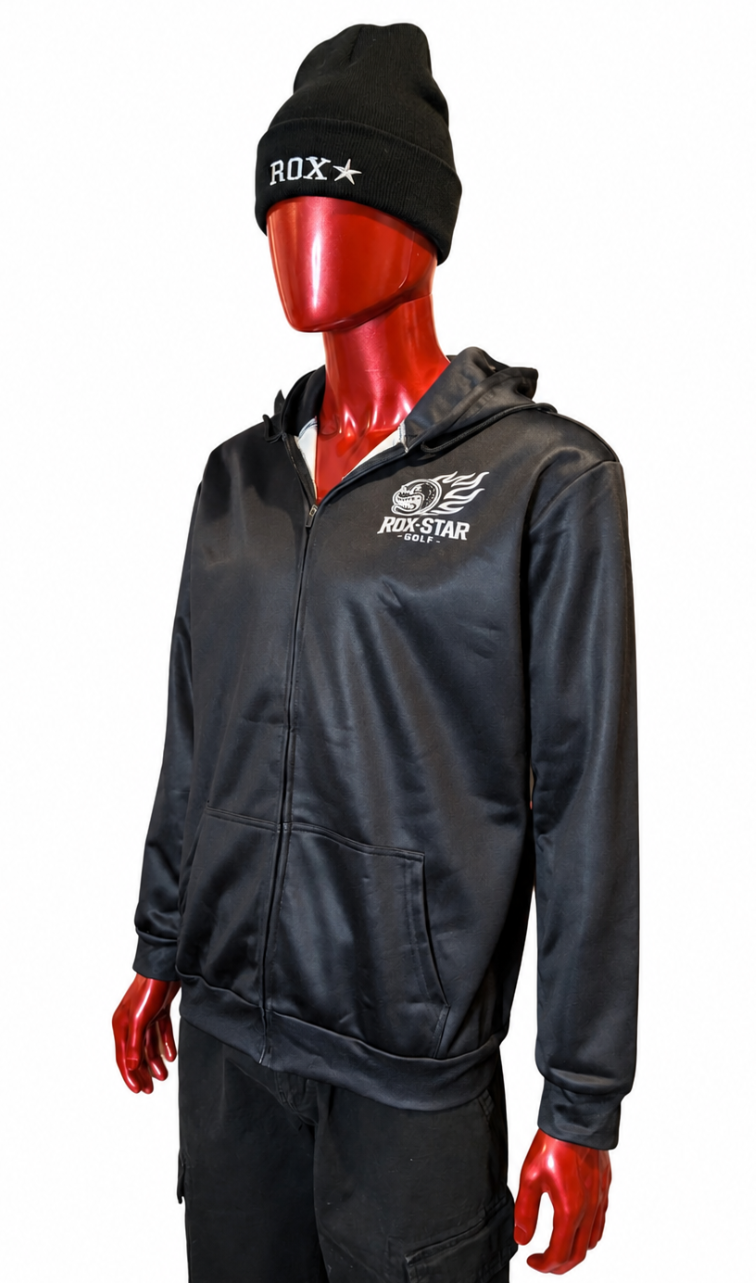 ROX Star Zip-Up Hoodie – Liberate Golf Logo | Special Order