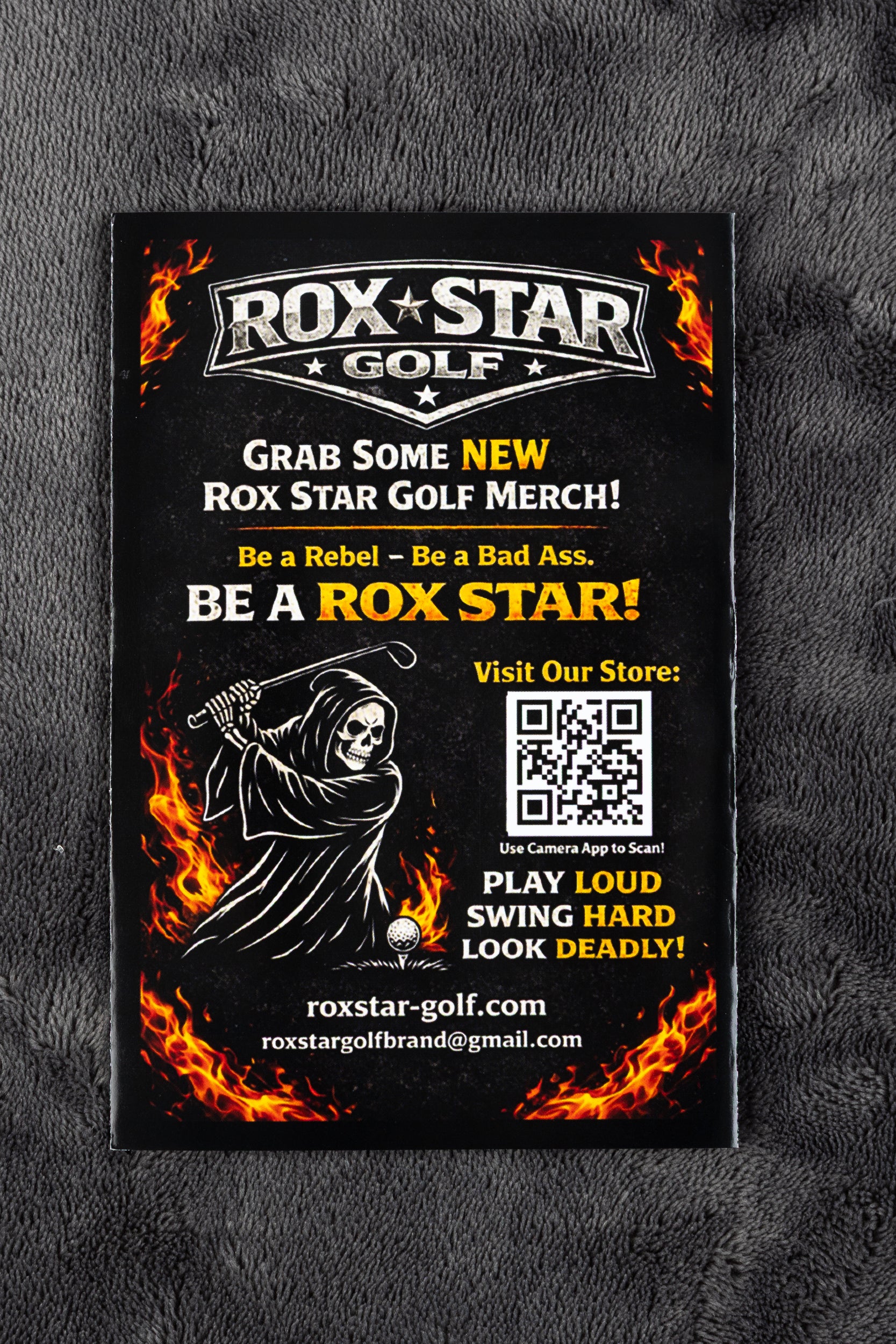 ROX STAR GOLF - SLOW PLAY SUCKS GAME CARD( 25 cards)