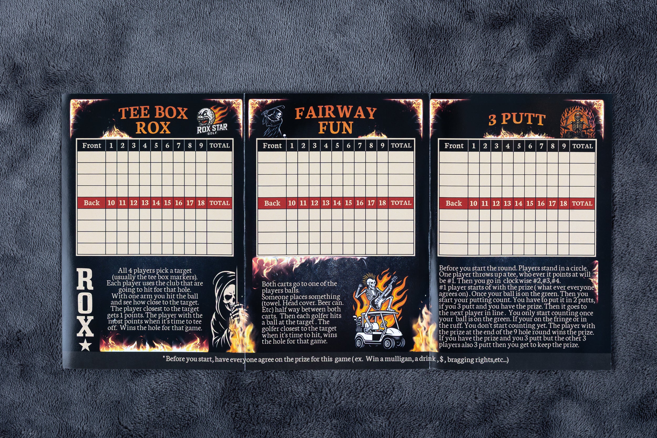 ROX STAR GOLF - SLOW PLAY SUCKS GAME CARD( 25 cards)