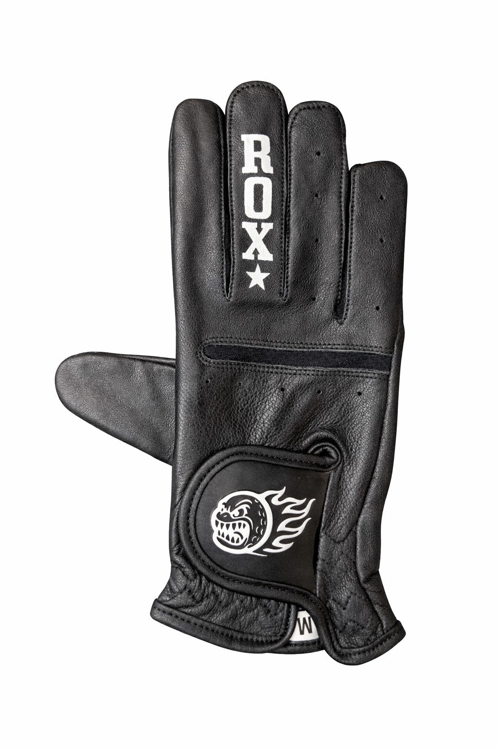 ROX STAR GOLF-BLACK- F-YOU GOLF GLOVES-(RIGHT HAND)