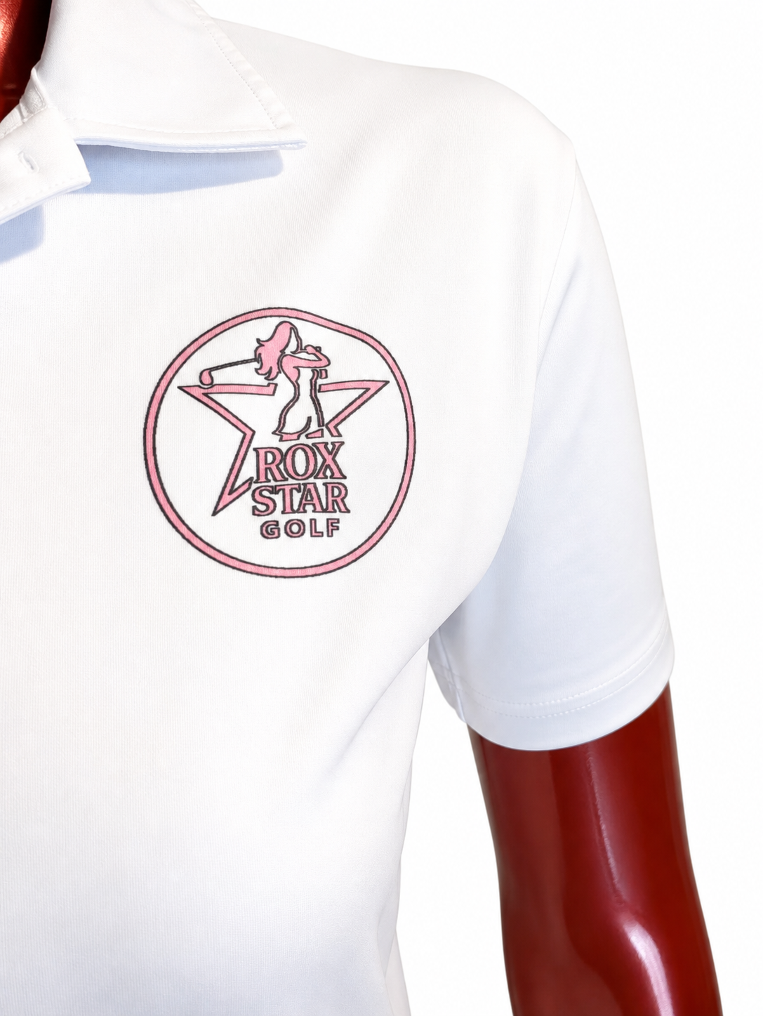 ROX Star White Woman's Polo- Roxy logo-NOW AVAILABLE ! GET YOURS NOW!